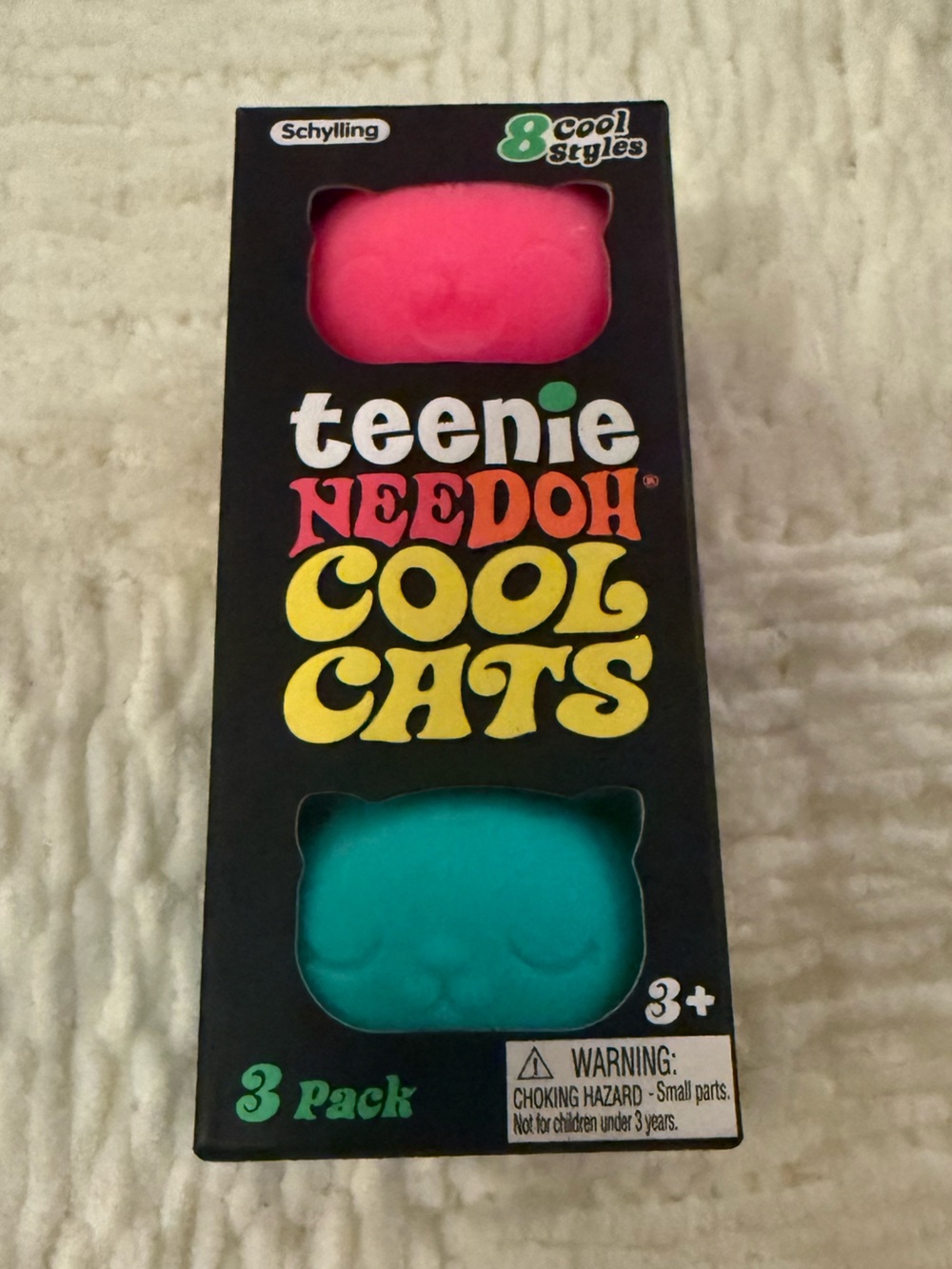 NeeDoh teenie Cool Cats 3-Pack
